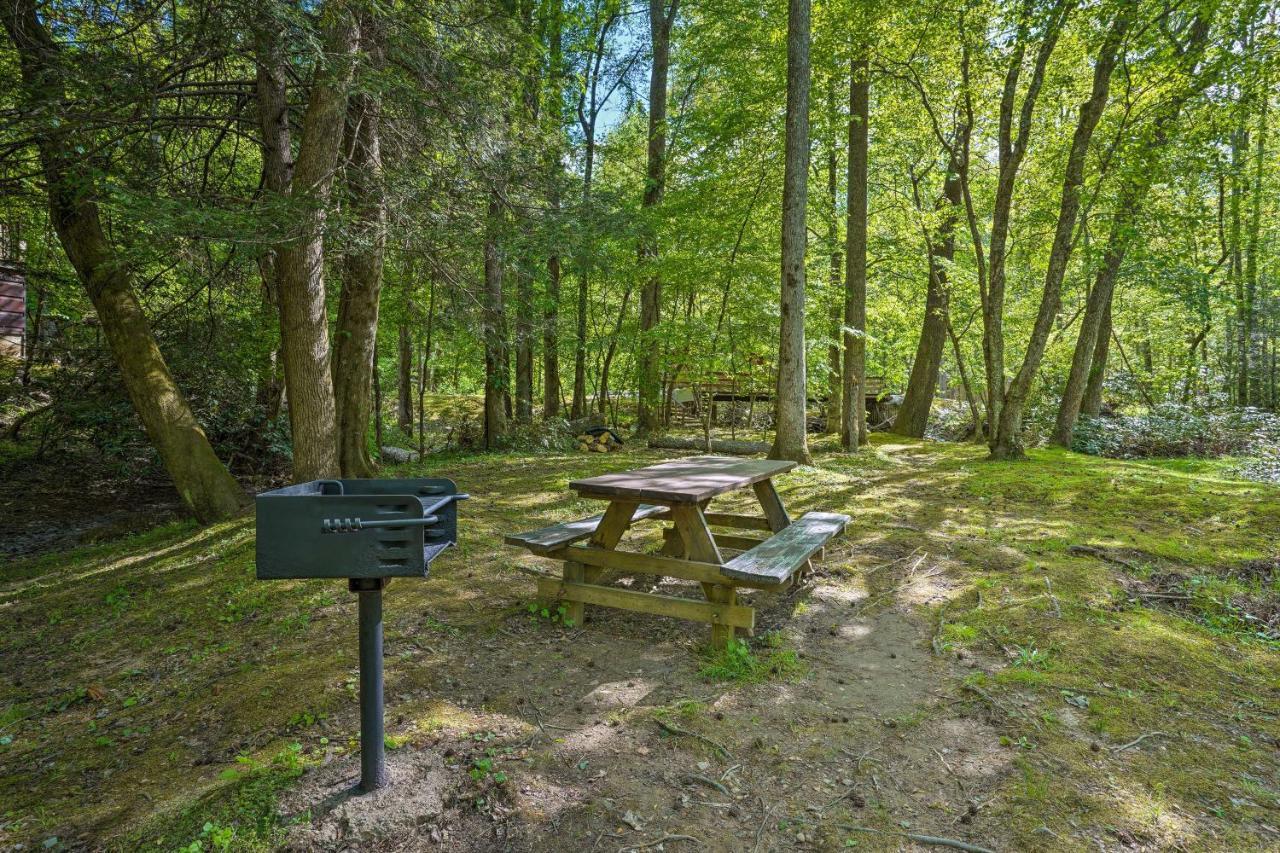 Cozy Tellico Plains Cabin With Large Mountain Creek! Exterior photo